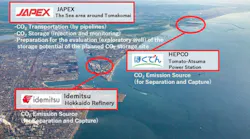 Photo showing location of proposed Tomakomai CCS project