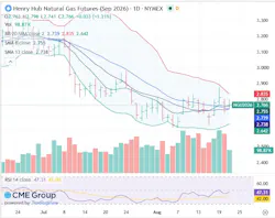 Henry Hub natural gas futures