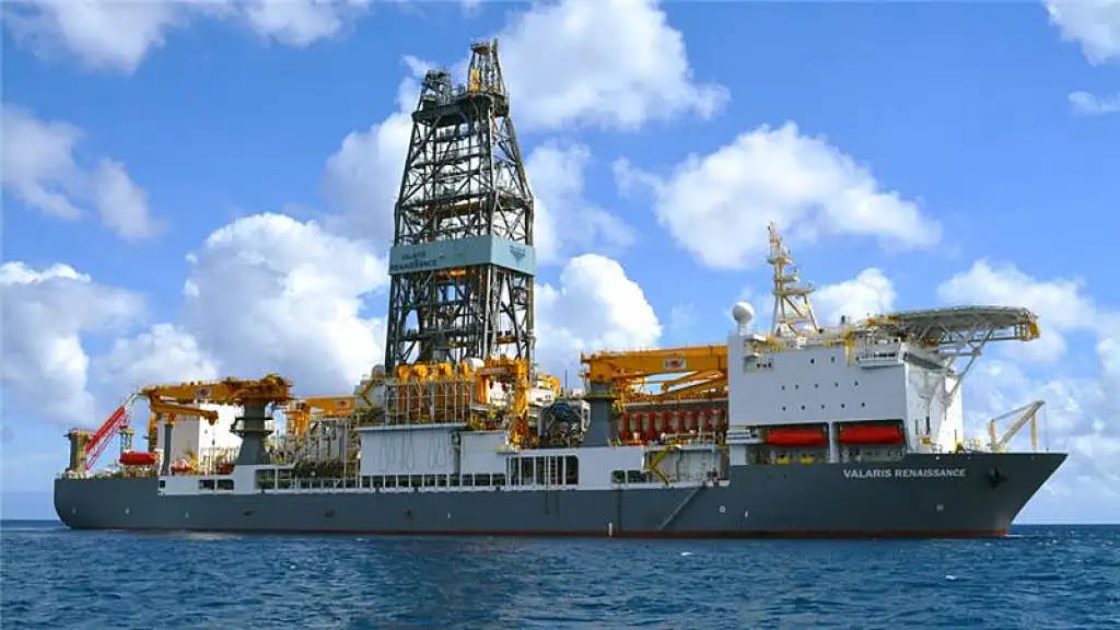 Valaris Renaissance drillship.