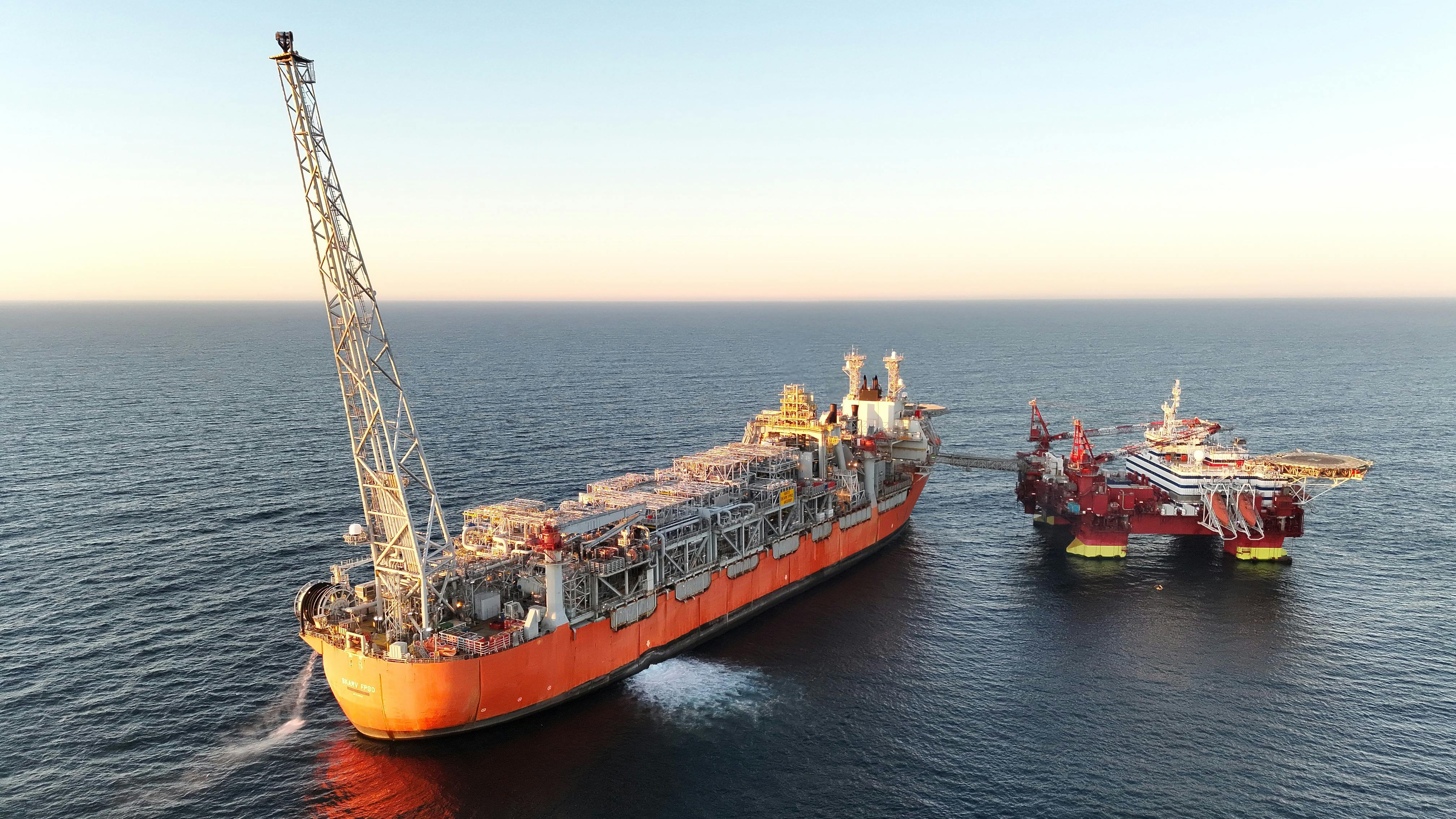 Skarv FPSO offshore Norway.