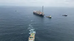 Offshore vessels transporting natural gas processing infrastructure