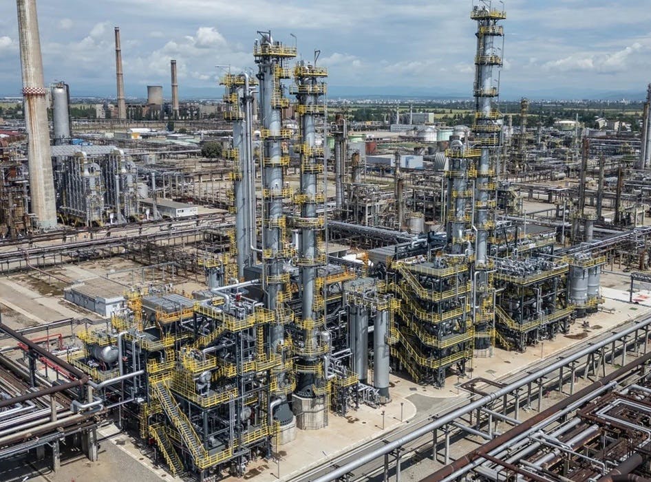 Infrastructure for new aromatics unit at OMV Petrom's Petrobrazi refinery