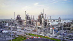 A panoramic view of installations and eqiupment at Citgo's refinery in Lake Charles, La.
