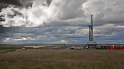 Drilling rig in North Dakota.