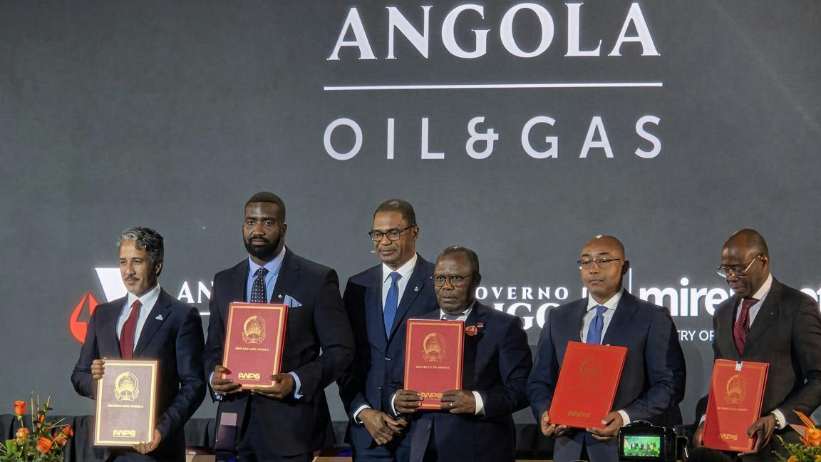 Angola&rsquo;s National Agency for Oil, Gas, and Biofuels (ANPG) block signing.