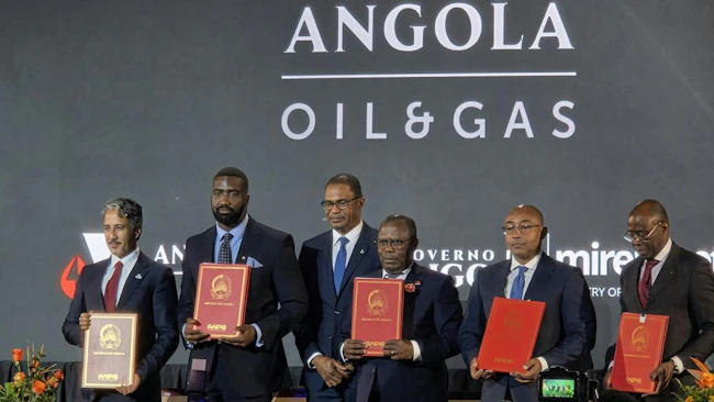 Angola&rsquo;s National Agency for Oil, Gas, and Biofuels (ANPG) block signing.