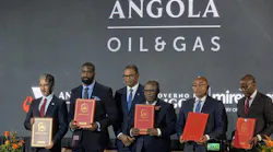Angola’s National Agency for Oil, Gas, and Biofuels (ANPG) block signing.