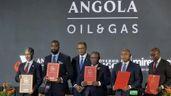 Angola’s National Agency for Oil, Gas, and Biofuels (ANPG) block signing.
