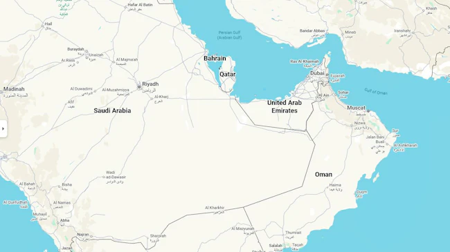 Middle East oil shipping