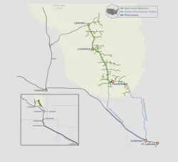 Plains is acquiring from Silver Creek about 600 miles of crude oil gathering and transmission pipelines, more than 350,000 b/d of operating capacity, and about 1.2 million bbl of operational storage capacity.