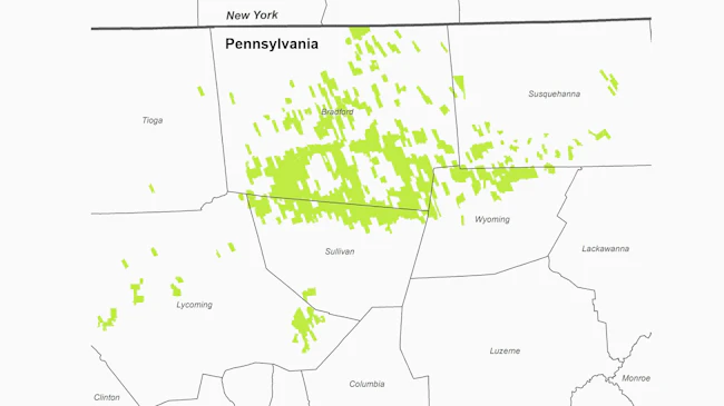 Chord Energy Marcellus non-op acreage