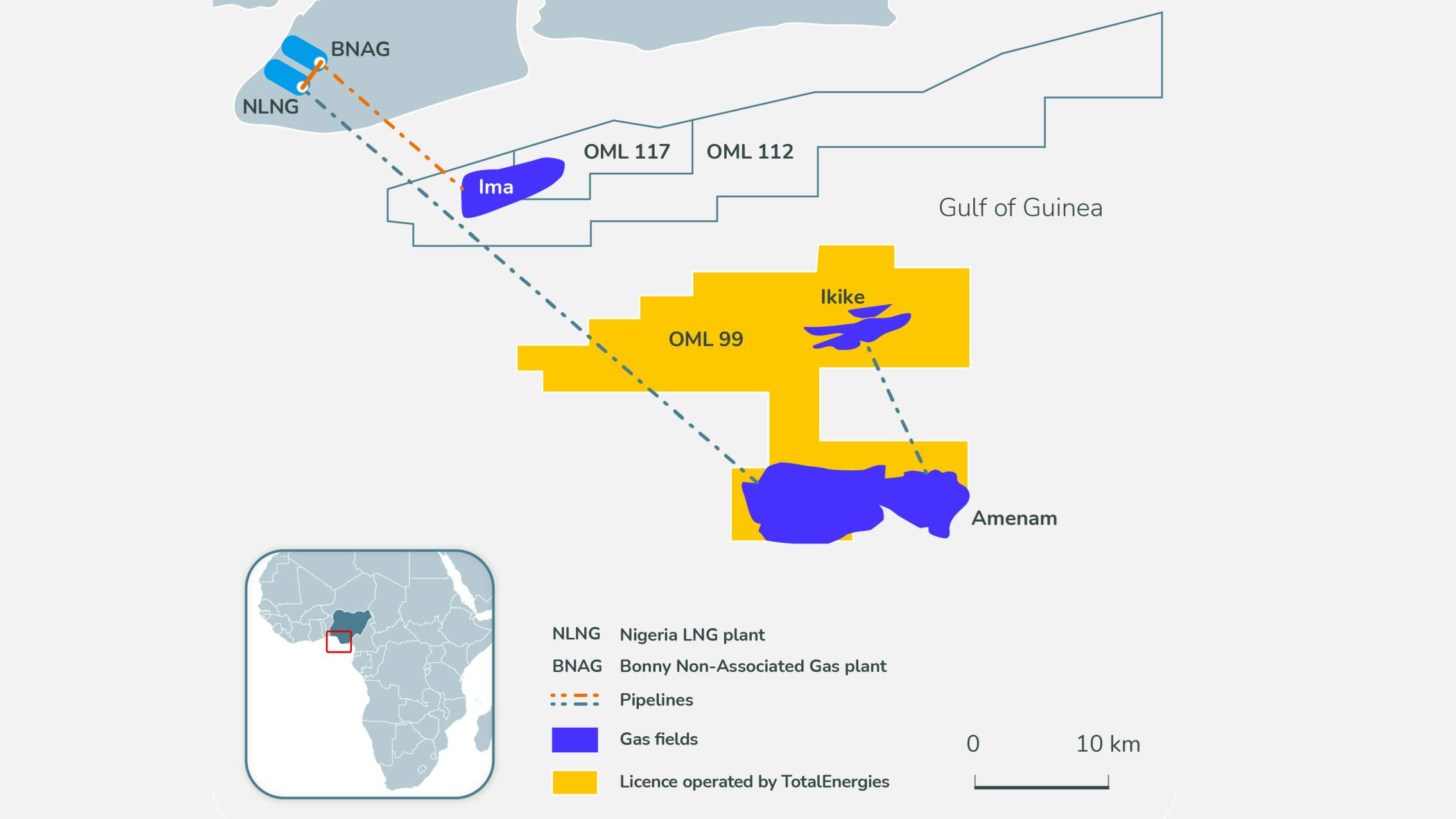 Ima gas field
