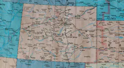 Colorado on map