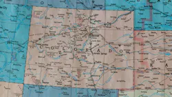 Colorado on map
