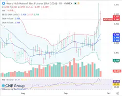 Henry Hub natural gas futures