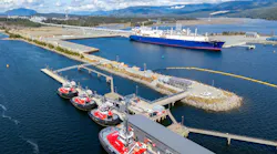 LNG Canada marine terminal in Kitimat, BC April, 2026