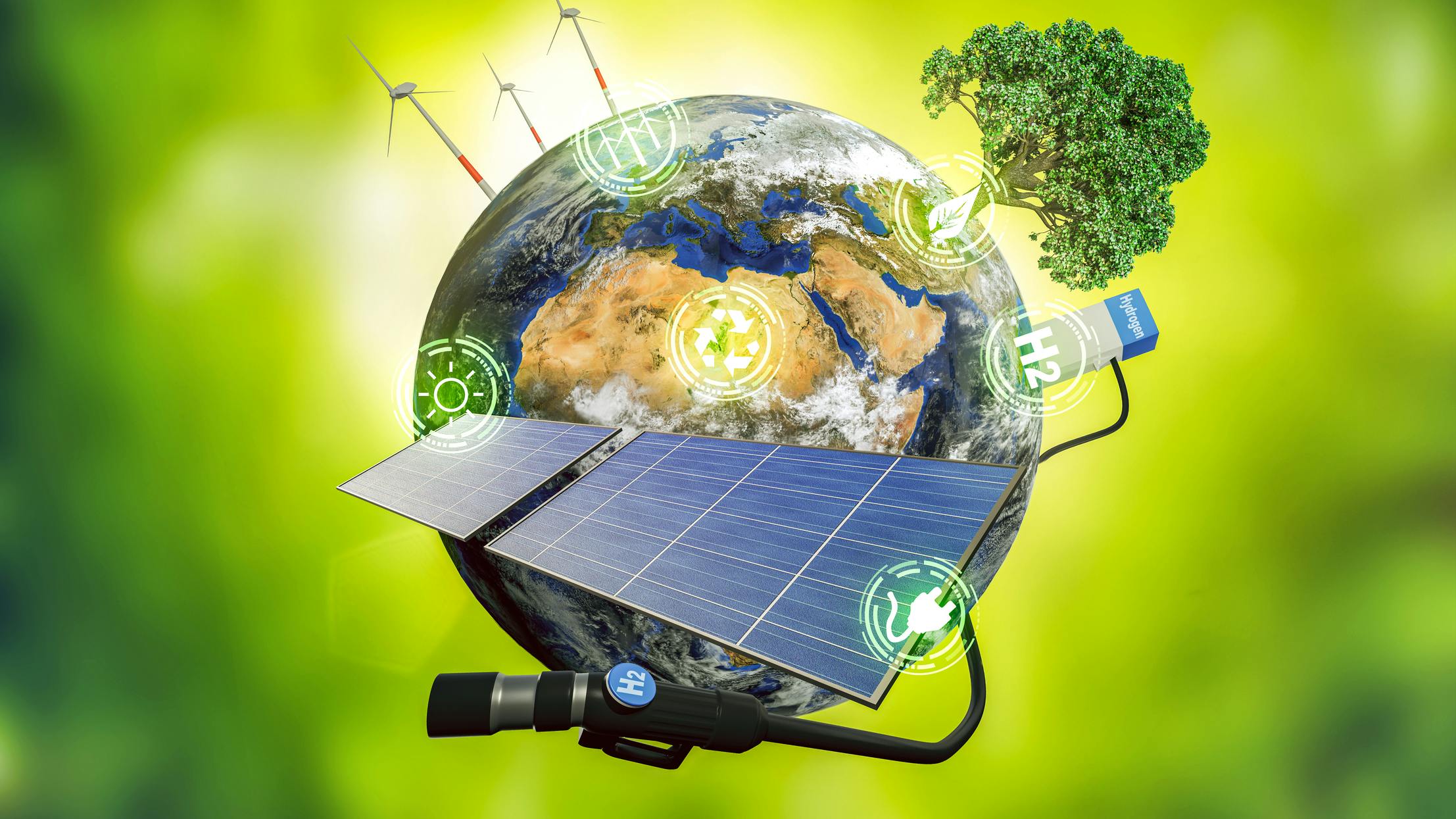 Illustration representative of alternative energies