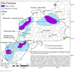 Northeast play fairways (Fig. 2)